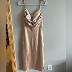 Revelry satin midi dress
